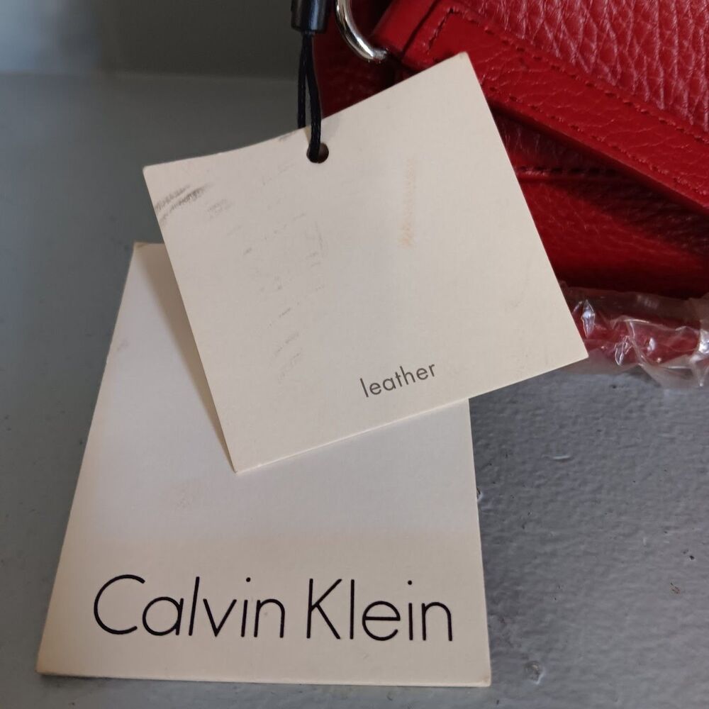 Calvin Klein shoulder bag leather red - Picture 8 of 8